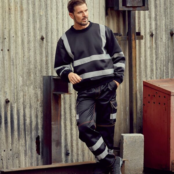 Hi-vis sweatshirt (HVJ510) Thumbnail