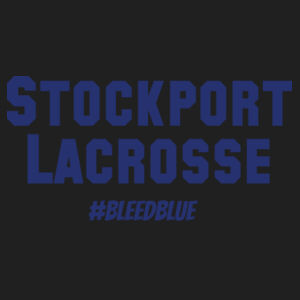 Stockport Lacrosse #BleedBlue pencil case Design