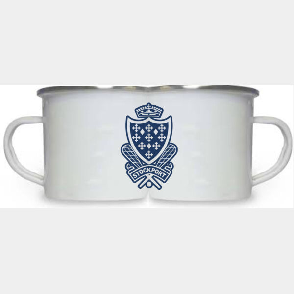 Stockport Lacrosse Club Logo Enamel Mug Thumbnail