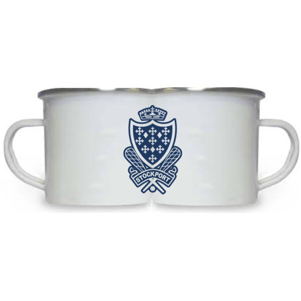 Stockport Lacrosse Club Logo Enamel Mug Thumbnail