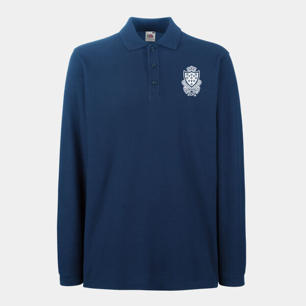 Premium Long Sleeve Polo (French Navy) Thumbnail